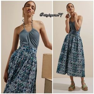 NWT, Anthropologie, SIKA A-Line Midi Skirt